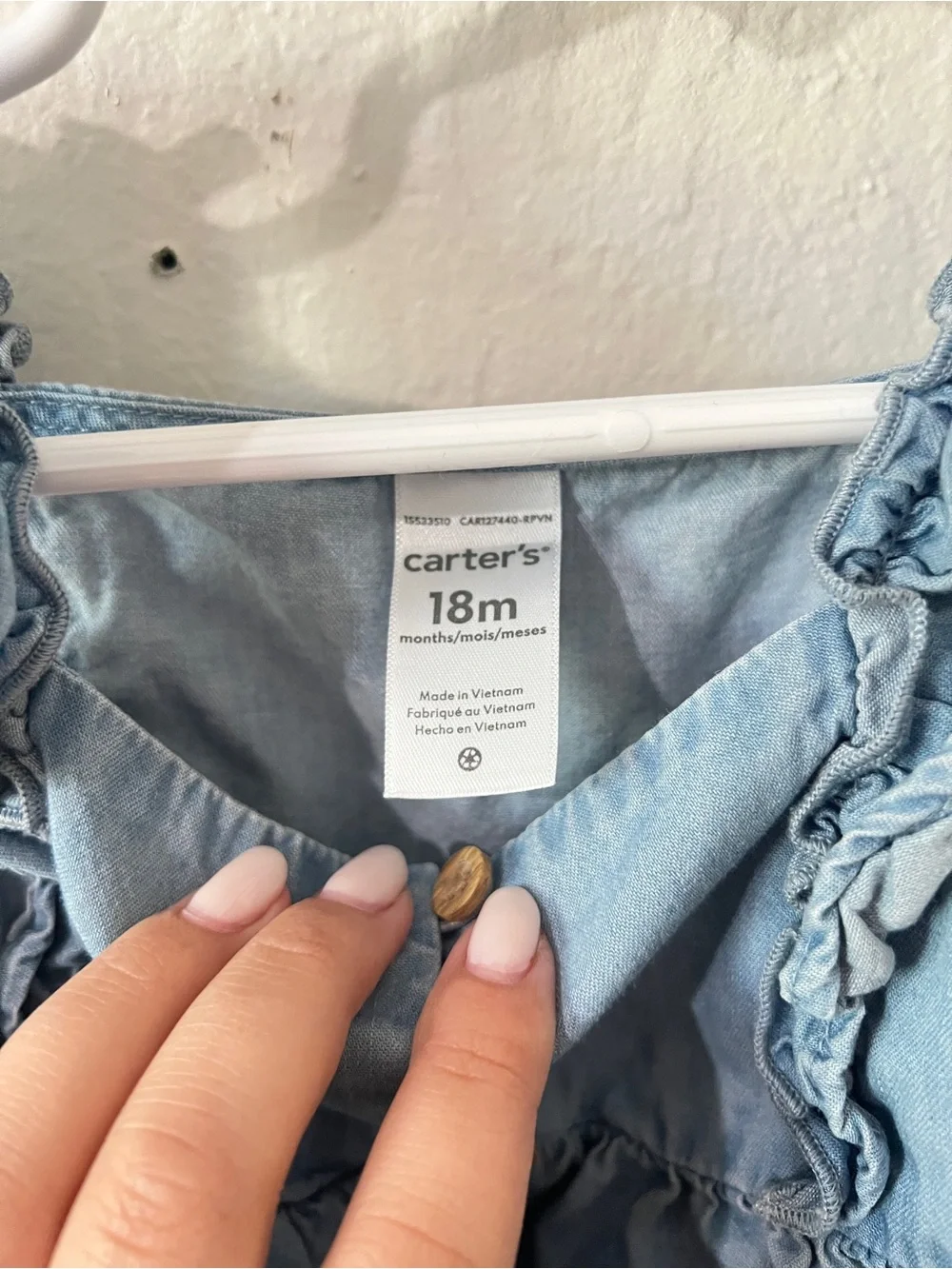 Carters soft chambray
